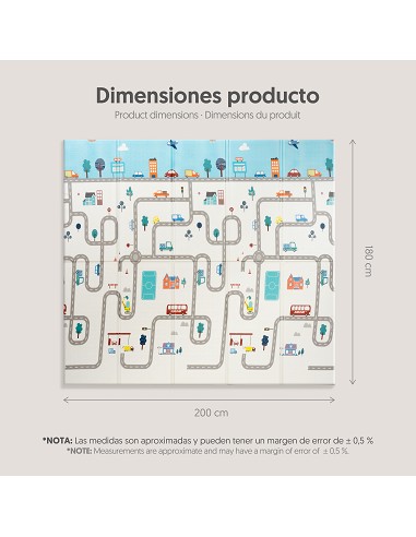 Alfombra de Juegos-Gateo Modelo Coches