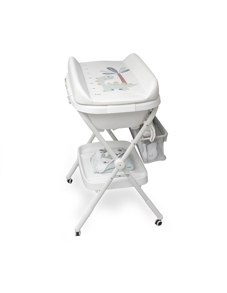 Bañera con Cambiador+Patas Modelo Dino