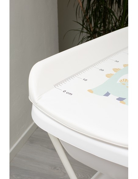 Bañera con Cambiador+Patas Modelo Dino