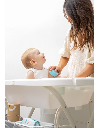 Bañera con Cambiador+Patas Modelo Dino