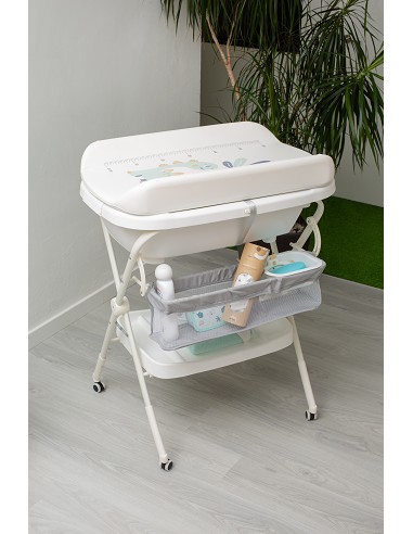 Bañera con Cambiador+Patas Modelo Dino