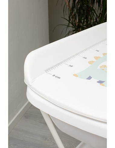 Bañera con Cambiador+Patas Modelo Estrellas