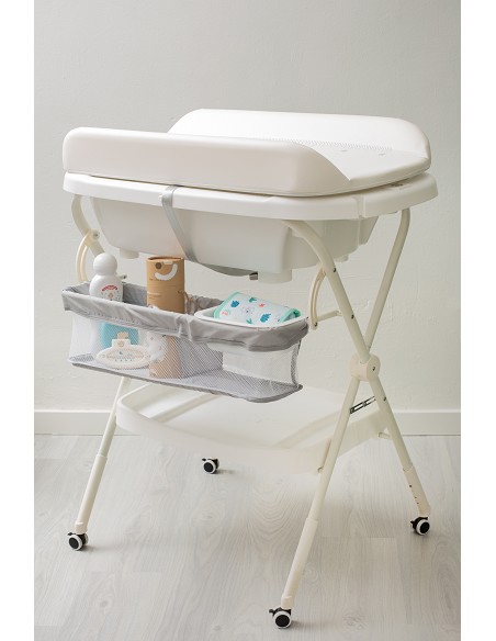 Bañera con Cambiador+Patas Modelo Estrellas