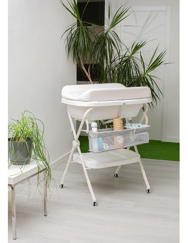 Bañera con Cambiador+Patas Modelo Estrellas