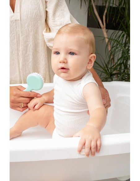 Bañera con Cambiador+Patas Modelo Estrellas