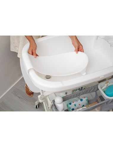 Bañera con Cambiador+Patas Modelo Estrellas