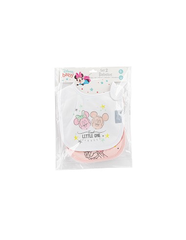 Baberos Punto Pack 2 Minnie