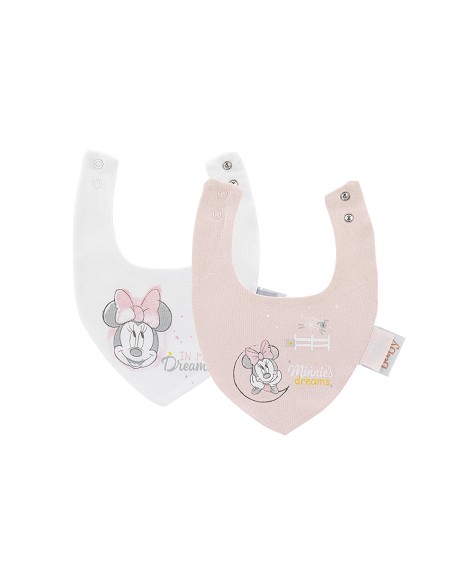 Baberos Bandana Punto Pack 2 Minnie
