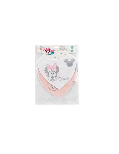 Baberos Bandana Punto Pack 2 Minnie