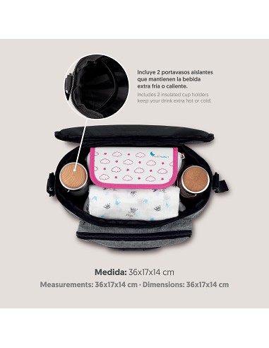 Bolsa Organizadora Gris