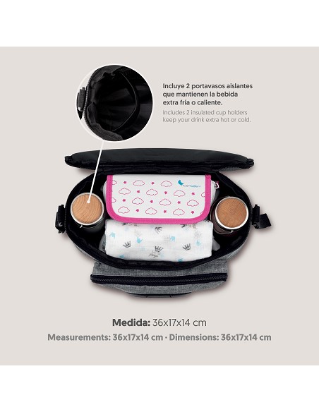 Bolsa Organizadora Gris