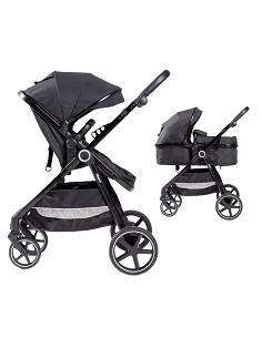 Carro de Paseo 2 En 1 Capazo+Silla Modelo Versa Negro