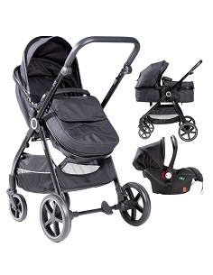 Carro de Paseo 3 En 1 Capazo+Silla+Grupo 0 Modelo Versa...