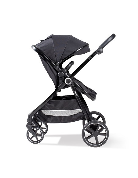 Carro de Paseo 3 En 1 Capazo+Silla+Grupo 0 Modelo Versa Negro