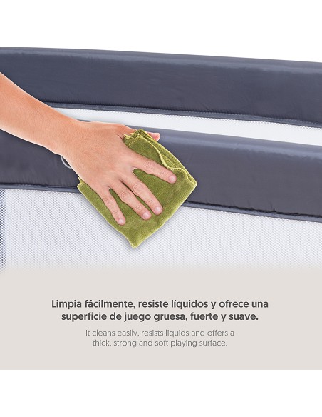 Cuna de Viaje Plegable Gris