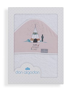 Capa de Baño 1 x 1 Mt Mod  Dakota Bco/Rosa