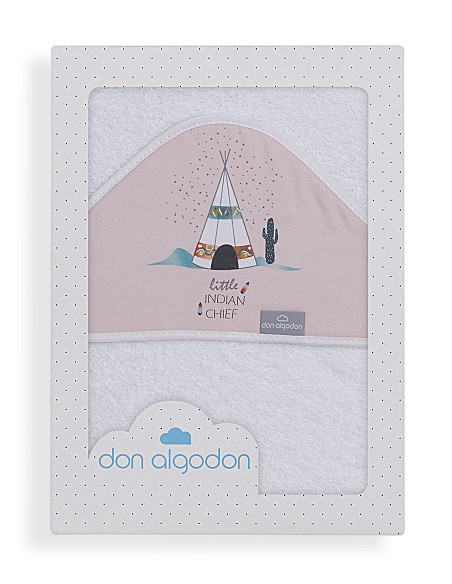 Capa de Baño 1 x 1 Mt Mod  Dakota Bco/Rosa