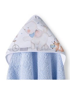 Capa de Baño 1 x 1 Mt Mod Music And Friends Azul