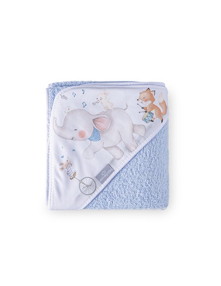 Capa de Baño 1 x 1 Mt Mod Music And Friends Azul