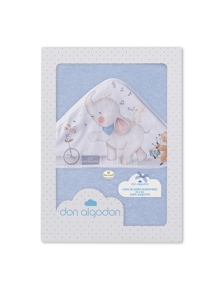 Capa de Baño 1 x 1 Mt Mod Music And Friends Azul