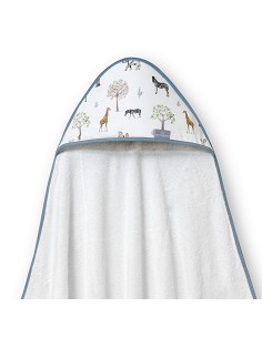 Capa de Baño 1X1 Bambu Mod. Serengueti Blanco