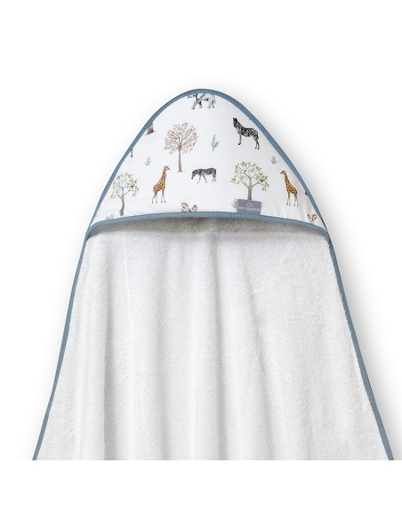 Capa de Baño 1X1 Bambu Mod. Serengueti Blanco