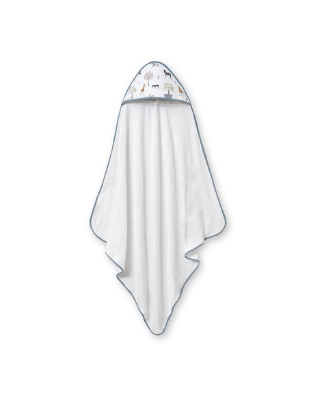 Capa de Baño 1X1 Bambu Mod. Serengueti Blanco