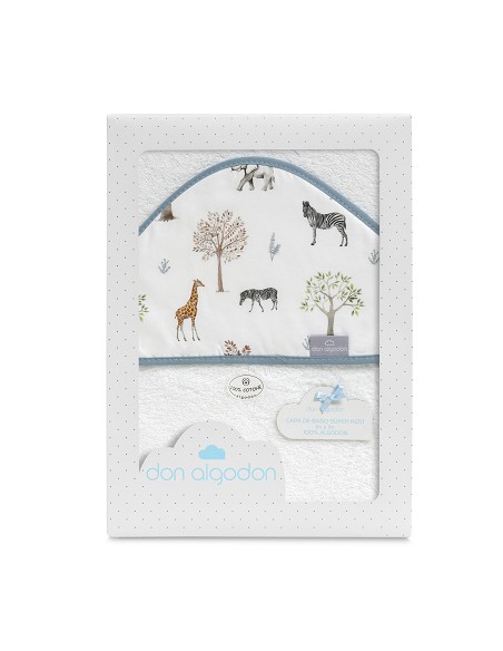 Capa de Baño 1X1 Bambu Mod. Serengueti Blanco