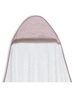 Capa de Baño 1X1 Mod Estrellas Muselina Bco/Maquillaje