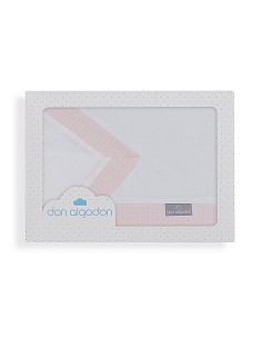 Trip Coche 100% Alg Mod Astrid Bco/Rosa