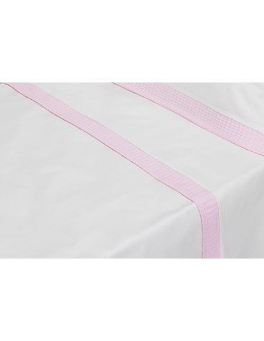 Trip Coche 100% Alg Mod Astrid Bco/Rosa