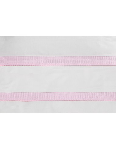 Trip Coche 100% Alg Mod Astrid Bco/Rosa