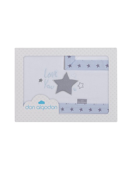 Trip Coche 100 % Alg Mod Love You Bco/Azul