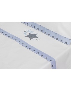 Trip Coche 100 % Alg Mod Love You Bco/Azul 2