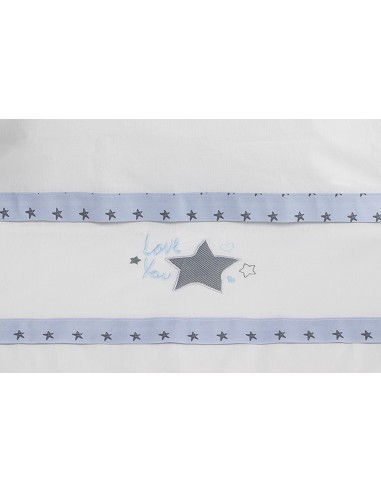 Trip Coche 100 % Alg Mod Love You Bco/Azul