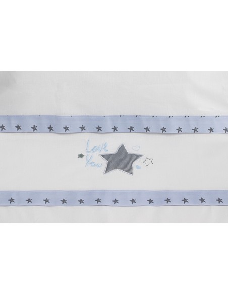 Trip Coche 100 % Alg Mod Love You Bco/Azul