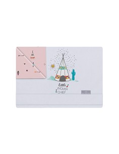 Trip Coche  Punto  Mod Dakota Bco/Rosa