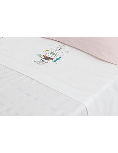 Trip Coche  Punto  Mod Dakota Bco/Rosa 2