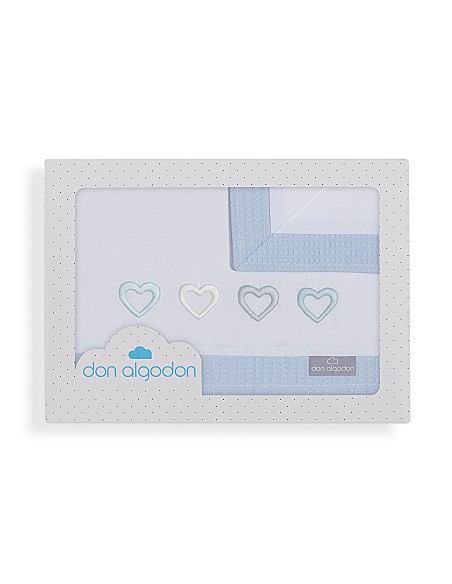 Triptico Coche Mod Cuore Bco/Azul