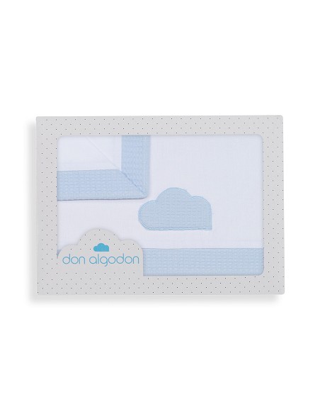 Triptico Coche Mod Cloud Bco/Azul