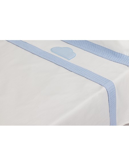 Triptico Coche Mod Cloud Bco/Azul