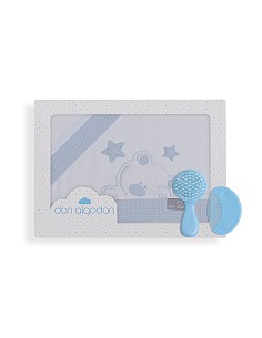 Trip Cuna 100 % Alg . Mod Viggo Bco/Azul