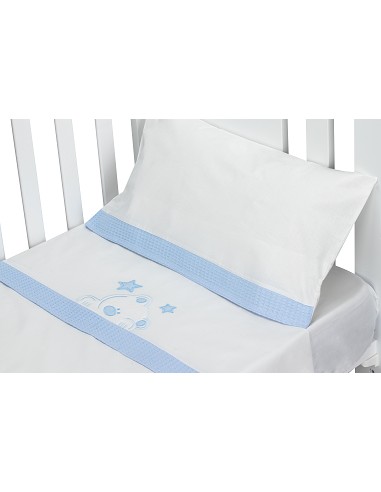 Trip Cuna 100 % Alg . Mod Viggo Bco/Azul