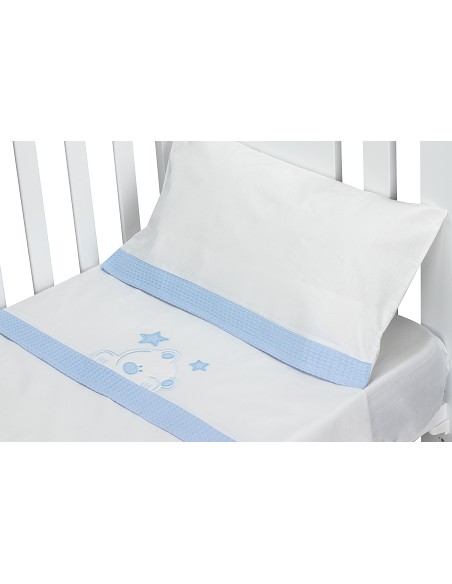 Trip Cuna 100 % Alg . Mod Viggo Bco/Azul