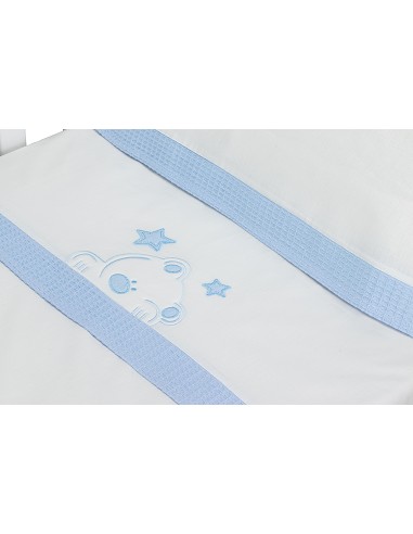 Trip Cuna 100 % Alg . Mod Viggo Bco/Azul