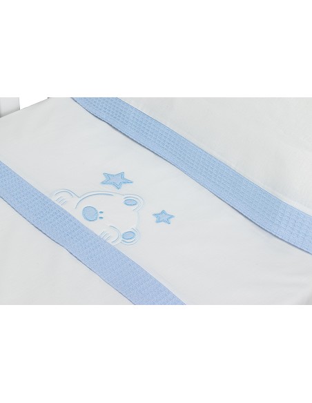 Trip Cuna 100 % Alg . Mod Viggo Bco/Azul