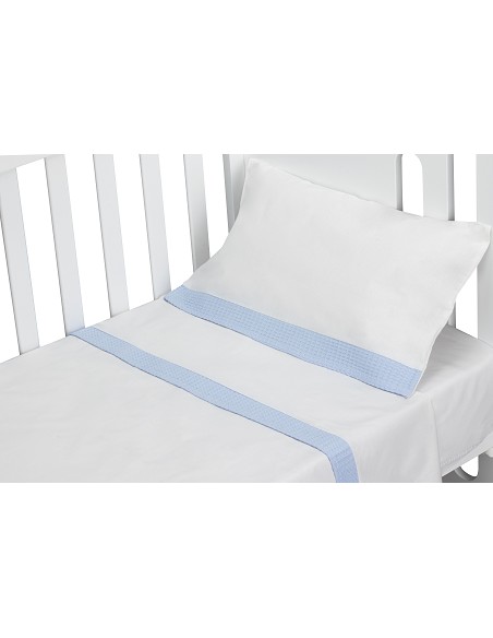 Trip Cuna 100 % Alg . Mod Astrid Bco/Azul