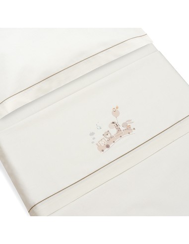 Triptico Cuna 100% Algodon Mod. Jirafa Tren+Kit...