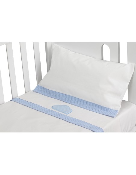 Triptico Cuna Mod Cloud Bco/Azul