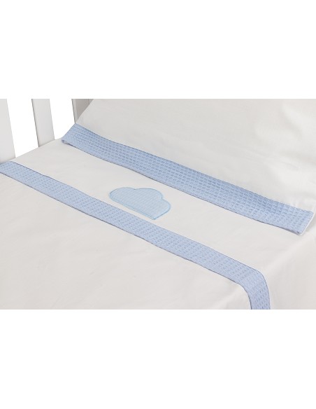 Triptico Cuna Mod Cloud Bco/Azul